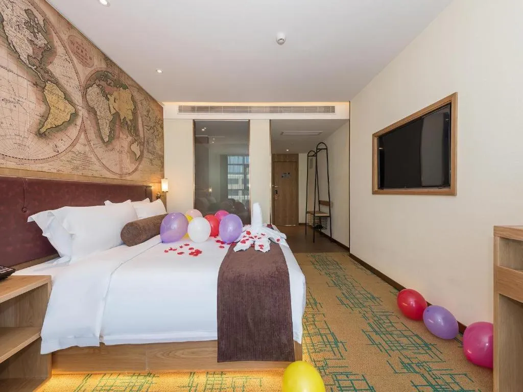 Bed in James Joyce Coffetel Tangshan Zunhua Film City