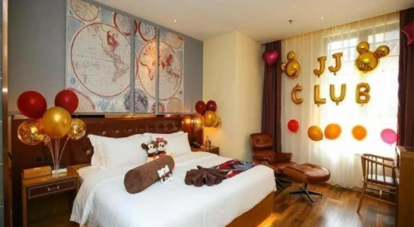 Bed in James Joyce Coffetel Tangshan Zunhua Film City