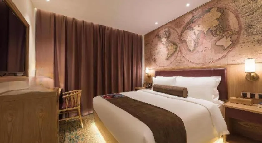 Bed in James Joyce Coffetel Tangshan Zunhua Film City