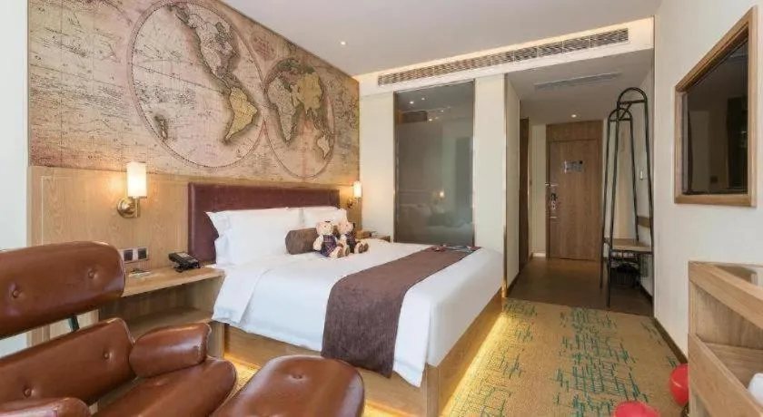 Bed in James Joyce Coffetel Tangshan Zunhua Film City