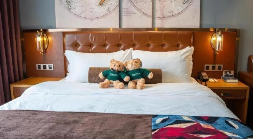 Bed in James Joyce Coffetel Wuhan Gutian Er Road Metro Station