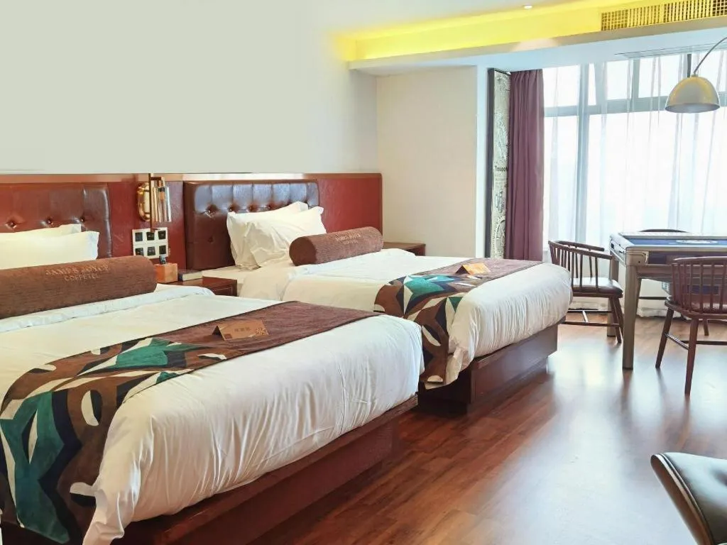 Bed in James Joyce Coffetel Wuhan Gutian Er Road Metro Station