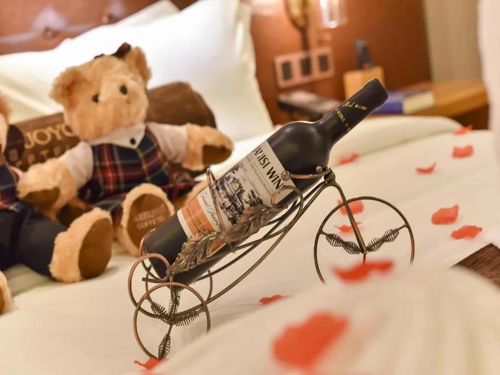 Bed in James Joyce Coffetel Wuhan Gutian Er Road Metro Station