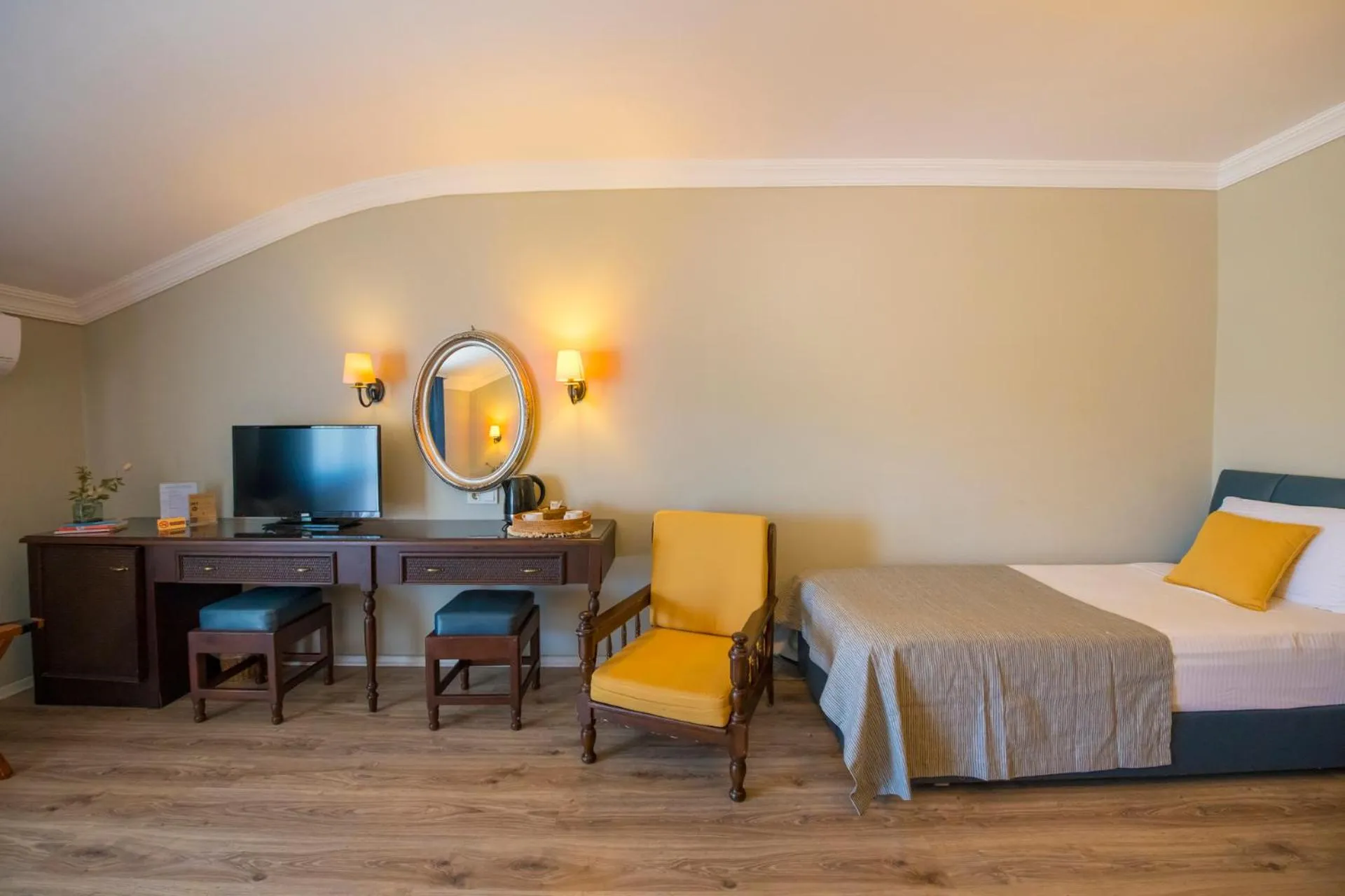 Bed in Akkent Garden Hotel