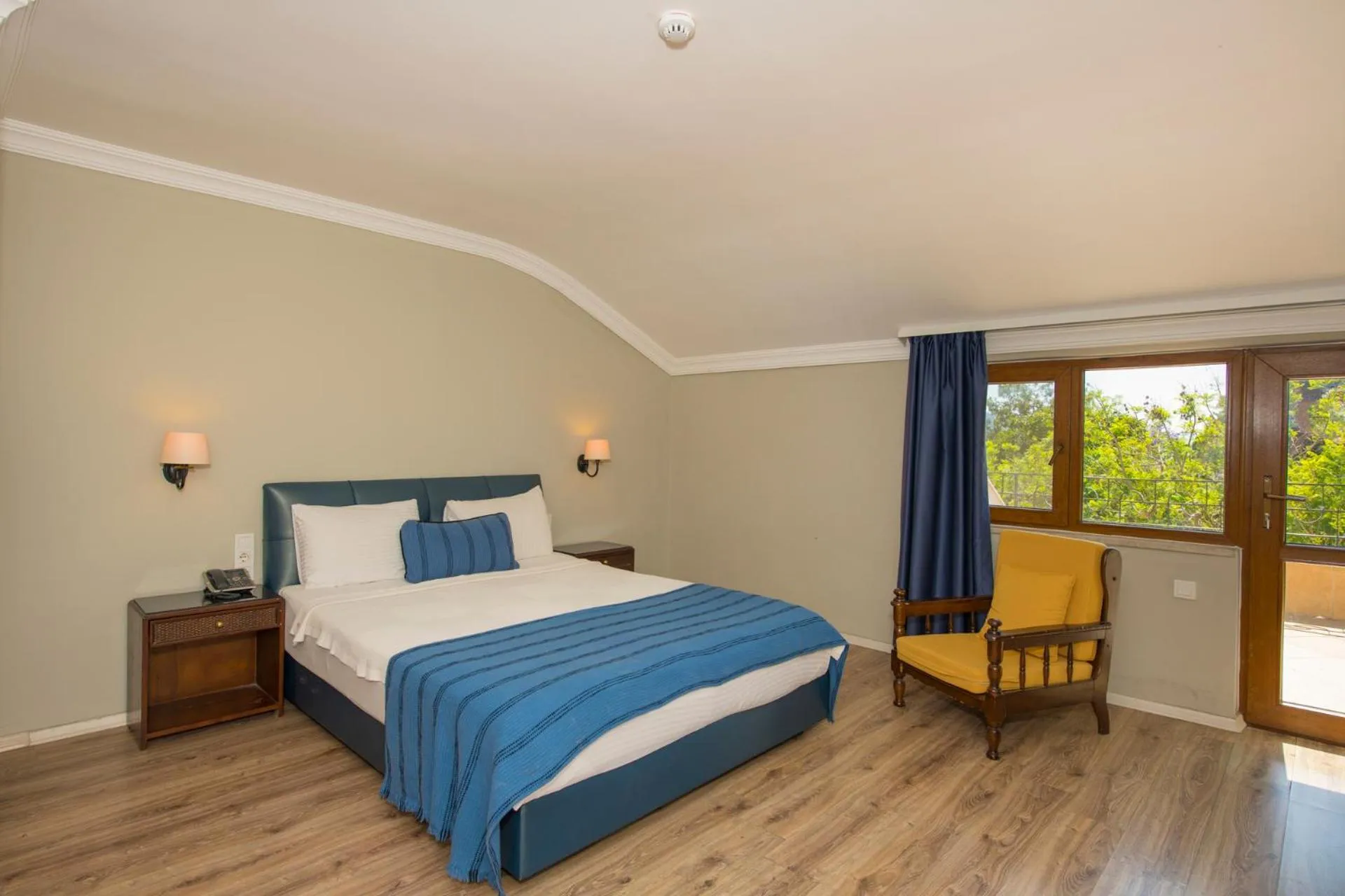 Bed in Akkent Garden Hotel