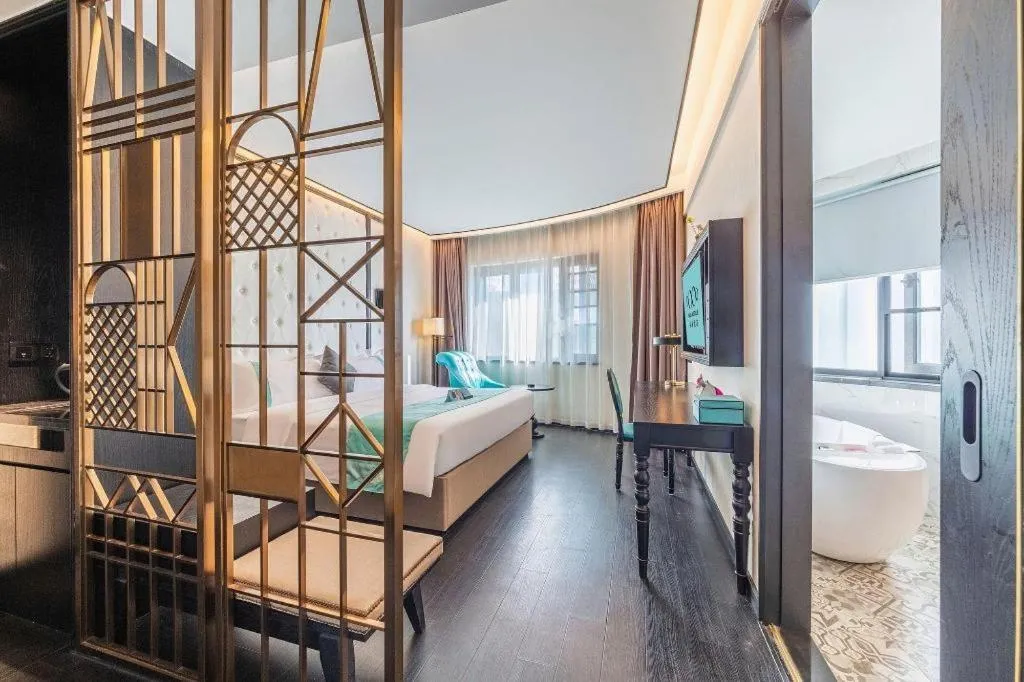 Bed in Xana Hotelle Nanchang Hongdu Middle Avenue Provincial TV Station