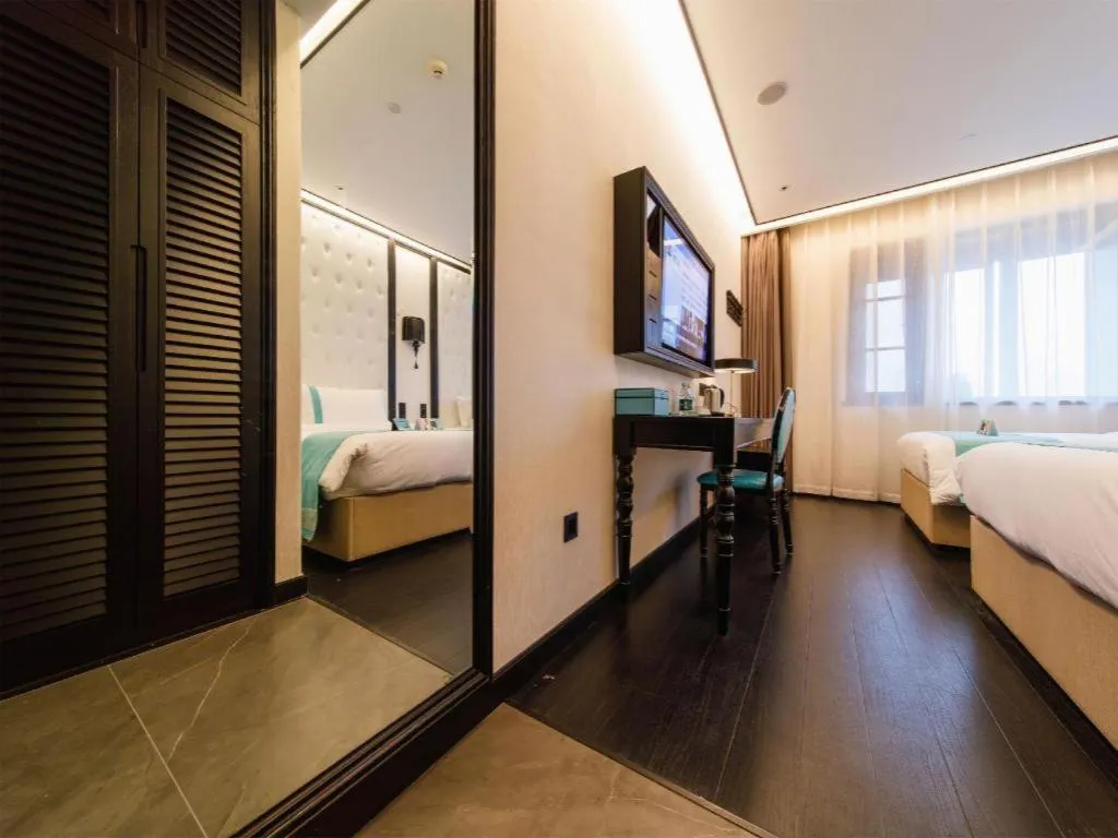 Bed in Xana Hotelle Nanchang Hongdu Middle Avenue Provincial TV Station