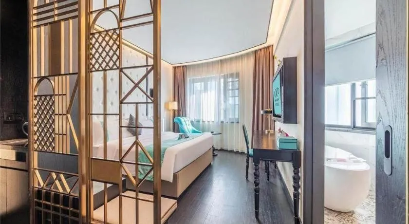 Bed in Xana Hotelle Nanchang Hongdu Middle Avenue Provincial TV Station