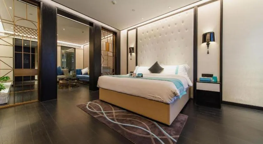 Bed in Xana Hotelle Nanchang Hongdu Middle Avenue Provincial TV Station