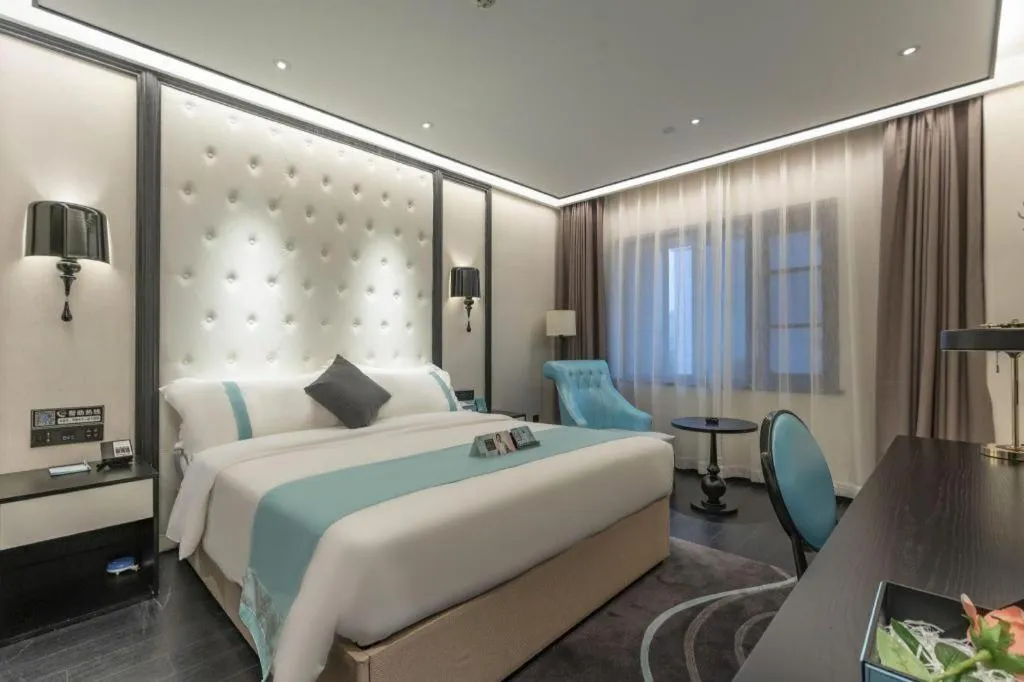 Bed in Xana Hotelle Nanchang Hongdu Middle Avenue Provincial TV Station