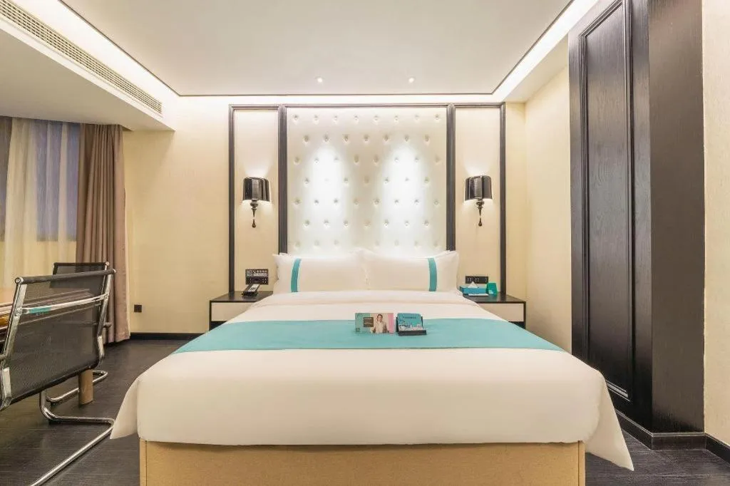 Bed in Xana Hotelle Nanchang Hongdu Middle Avenue Provincial TV Station