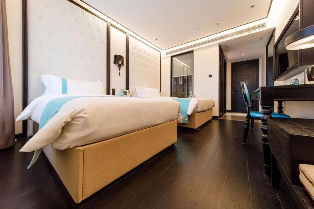 Bed in Xana Hotelle Nanchang Hongdu Middle Avenue Provincial TV Station