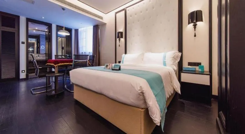 Bed in Xana Hotelle Nanchang Hongdu Middle Avenue Provincial TV Station