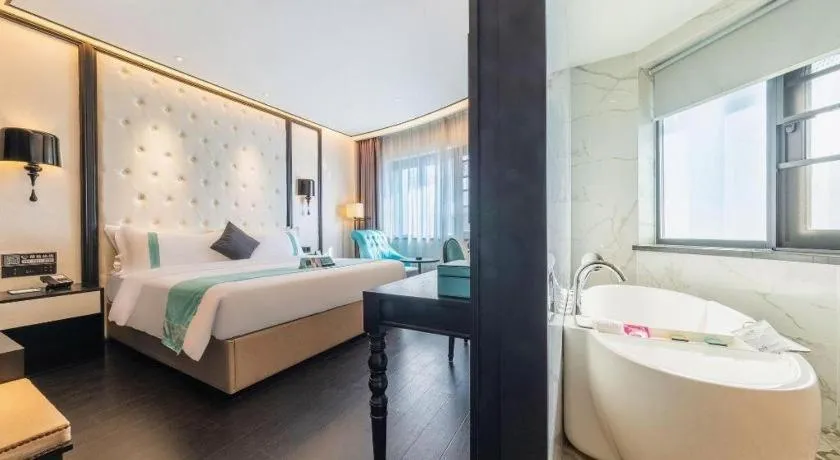 Bed in Xana Hotelle Nanchang Hongdu Middle Avenue Provincial TV Station