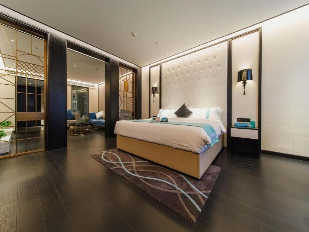 Bed in Xana Hotelle Nanchang Hongdu Middle Avenue Provincial TV Station