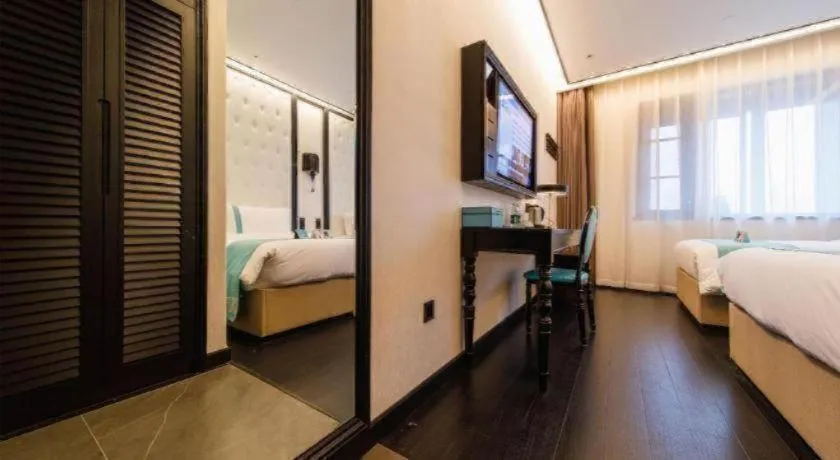 Bed in Xana Hotelle Nanchang Hongdu Middle Avenue Provincial TV Station