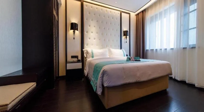 Bed in Xana Hotelle Nanchang Hongdu Middle Avenue Provincial TV Station