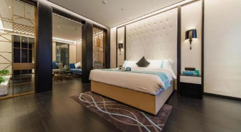 Bed in Xana Hotelle Nanchang Hongdu Middle Avenue Provincial TV Station