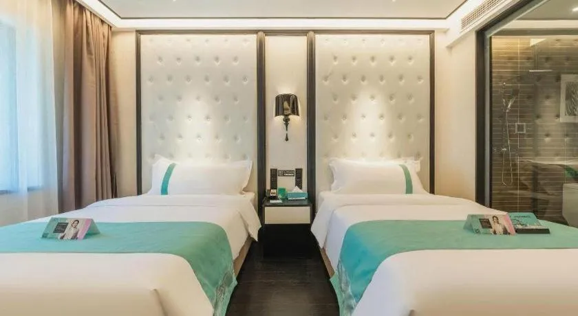 Bed in Xana Hotelle Nanchang Hongdu Middle Avenue Provincial TV Station