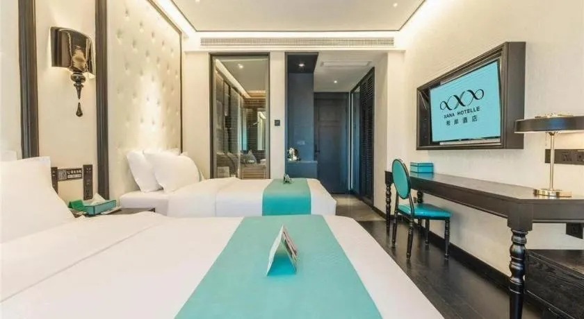 Bed in Xana Hotelle Nanchang Hongdu Middle Avenue Provincial TV Station