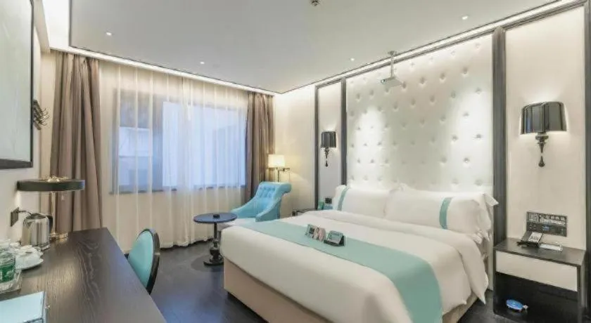 Bed in Xana Hotelle Nanchang Hongdu Middle Avenue Provincial TV Station