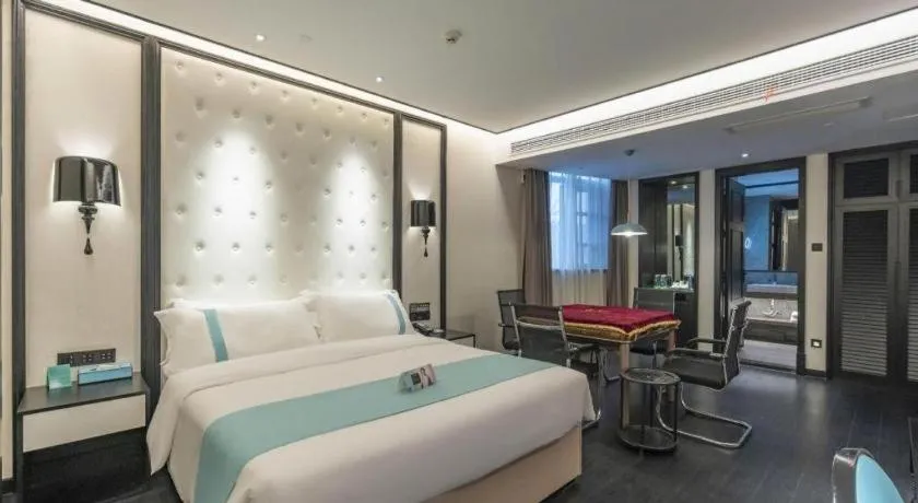 Bed in Xana Hotelle Nanchang Hongdu Middle Avenue Provincial TV Station