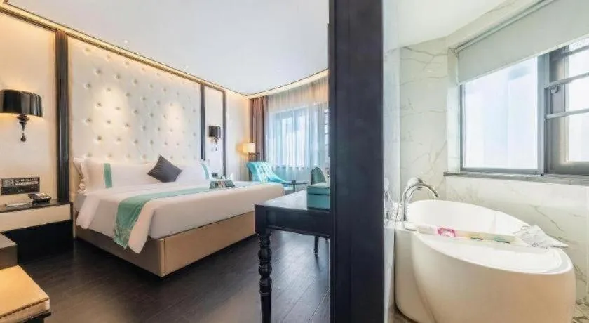 Bed in Xana Hotelle Nanchang Hongdu Middle Avenue Provincial TV Station