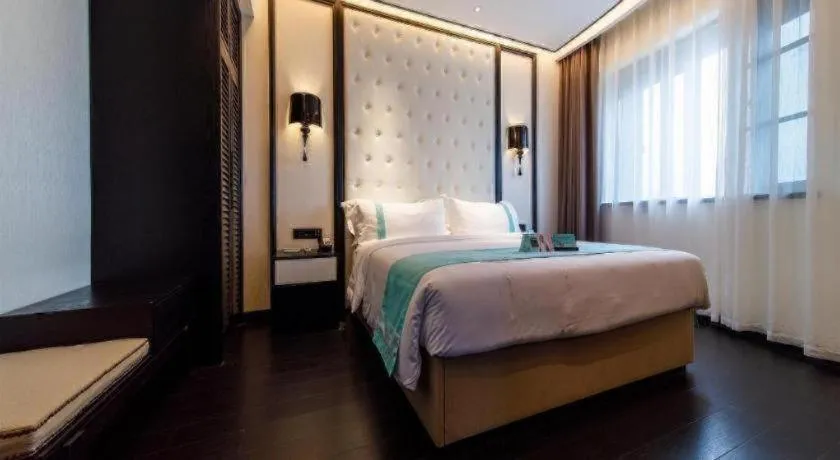 Bed in Xana Hotelle Nanchang Hongdu Middle Avenue Provincial TV Station