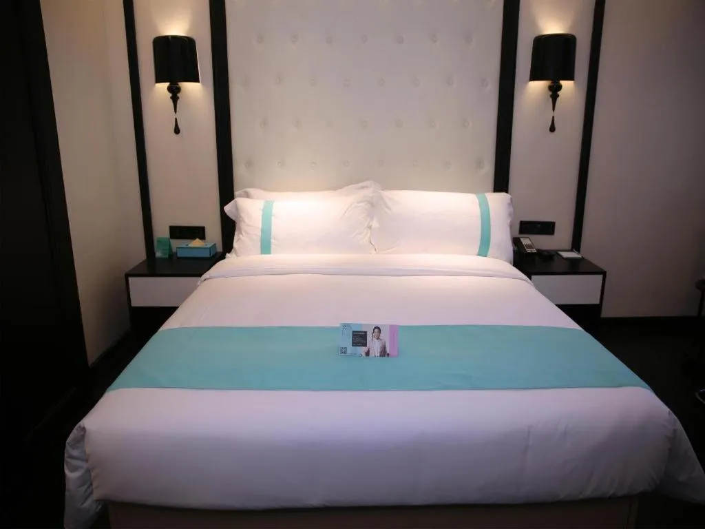 Bed in Xana Hotelle Nanchang Hongdu Middle Avenue Provincial TV Station