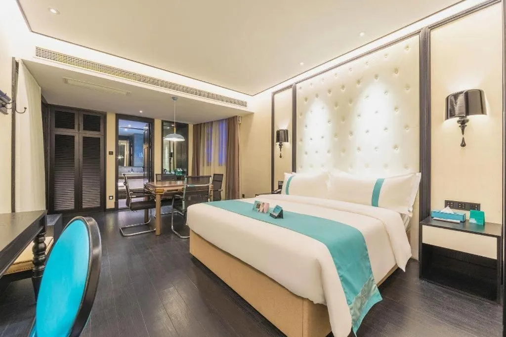 Bed in Xana Hotelle Nanchang Hongdu Middle Avenue Provincial TV Station