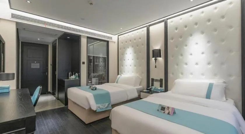 Bed in Xana Hotelle Nanchang Hongdu Middle Avenue Provincial TV Station