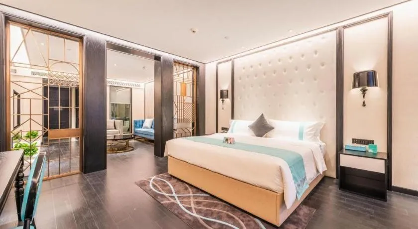 Bed in Xana Hotelle Nanchang Hongdu Middle Avenue Provincial TV Station