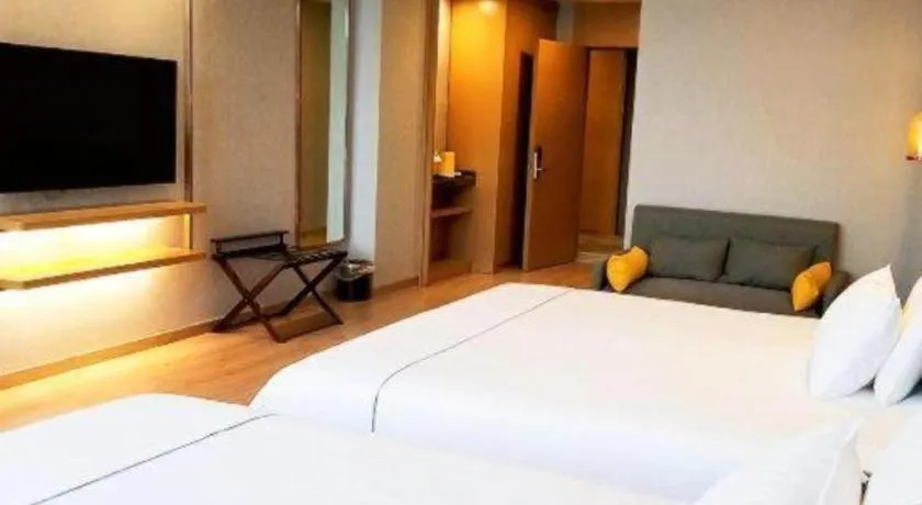 Bed in Magnotel Nanjing Lishui Baota Bei Road