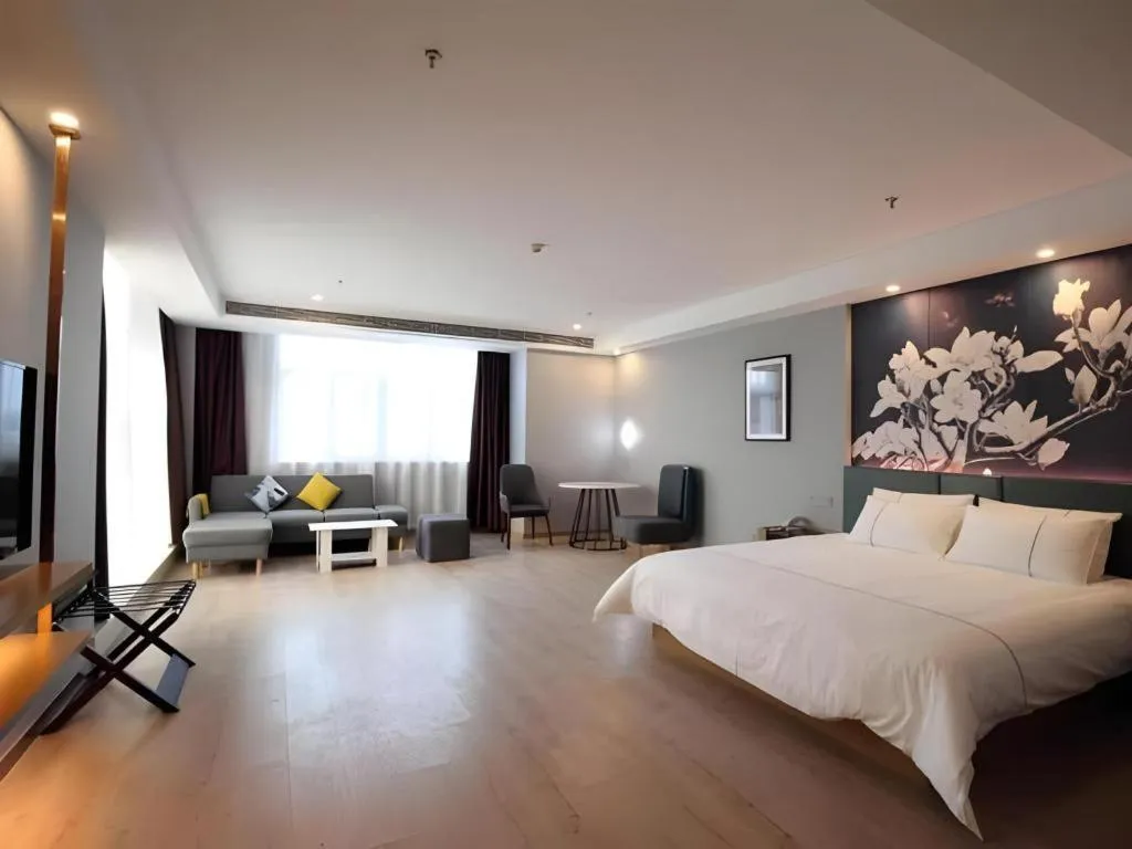 Bed in Magnotel Nanjing Lishui Baota Bei Road