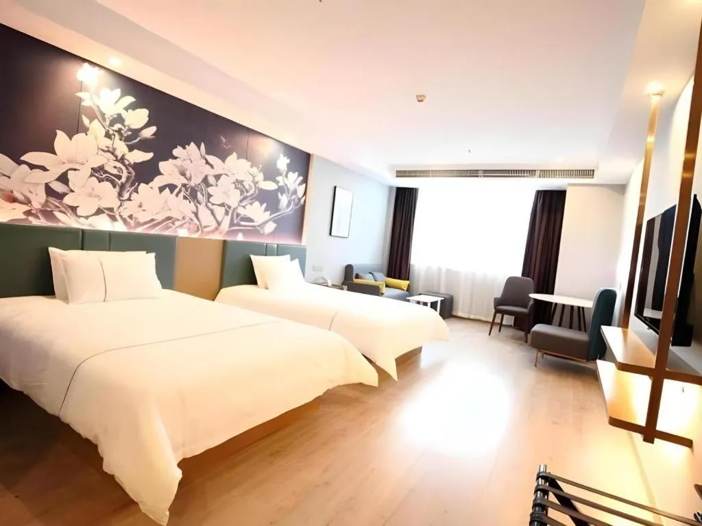 Bed in Magnotel Nanjing Lishui Baota Bei Road