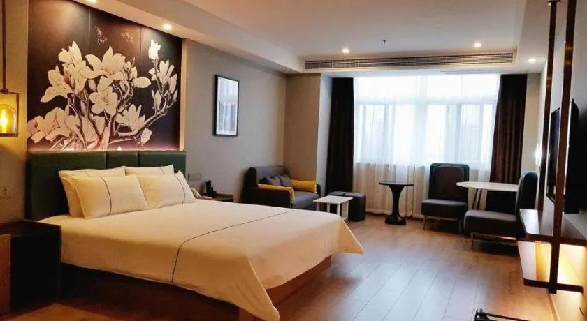 Bed in Magnotel Nanjing Lishui Baota Bei Road