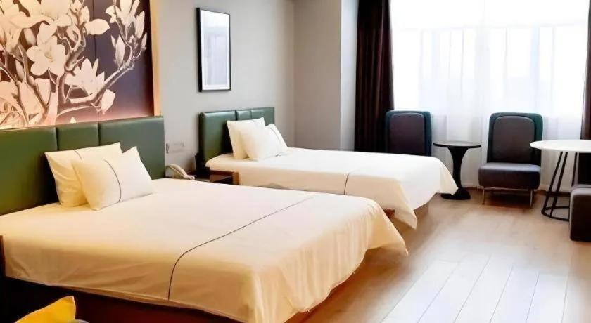 Bed in Magnotel Nanjing Lishui Baota Bei Road