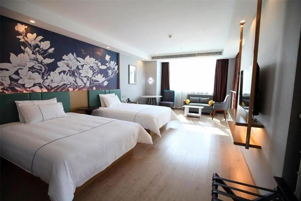 Bed in Magnotel Nanjing Lishui Baota Bei Road