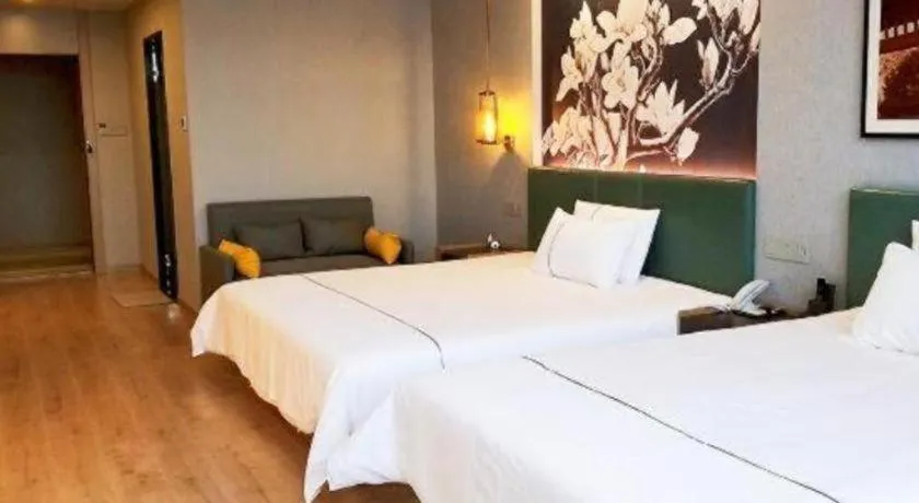 Bed in Magnotel Nanjing Lishui Baota Bei Road