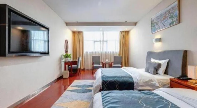 Bed in Chonpines Hotel Jining Quanmin Fitness Plaza