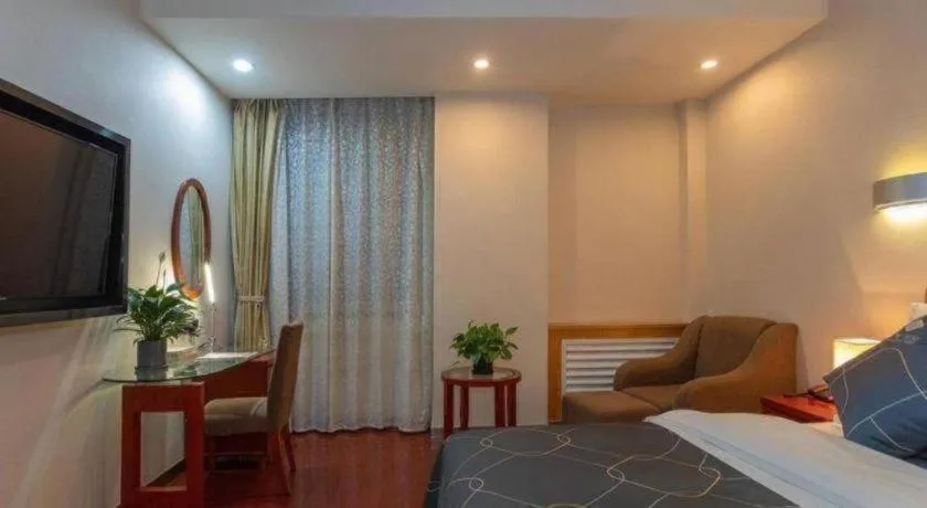 Bed in Chonpines Hotel Jining Quanmin Fitness Plaza