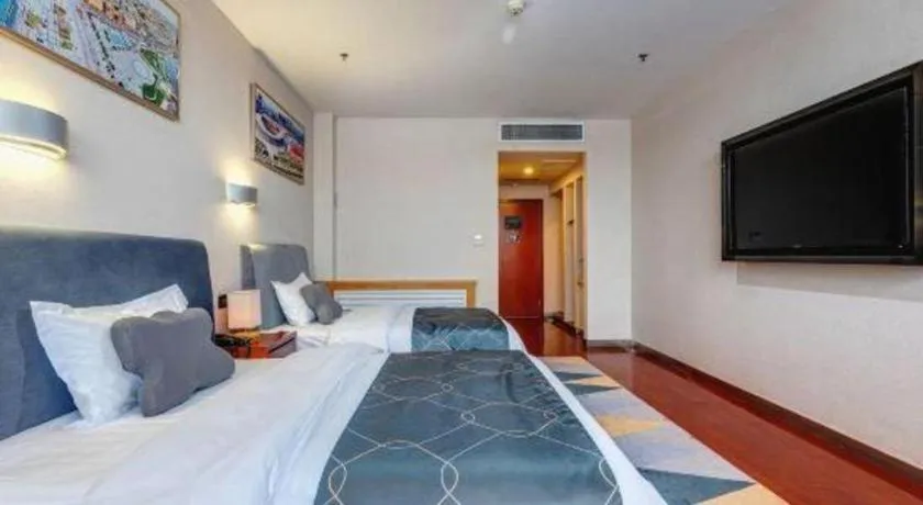 Bed in Chonpines Hotel Jining Quanmin Fitness Plaza