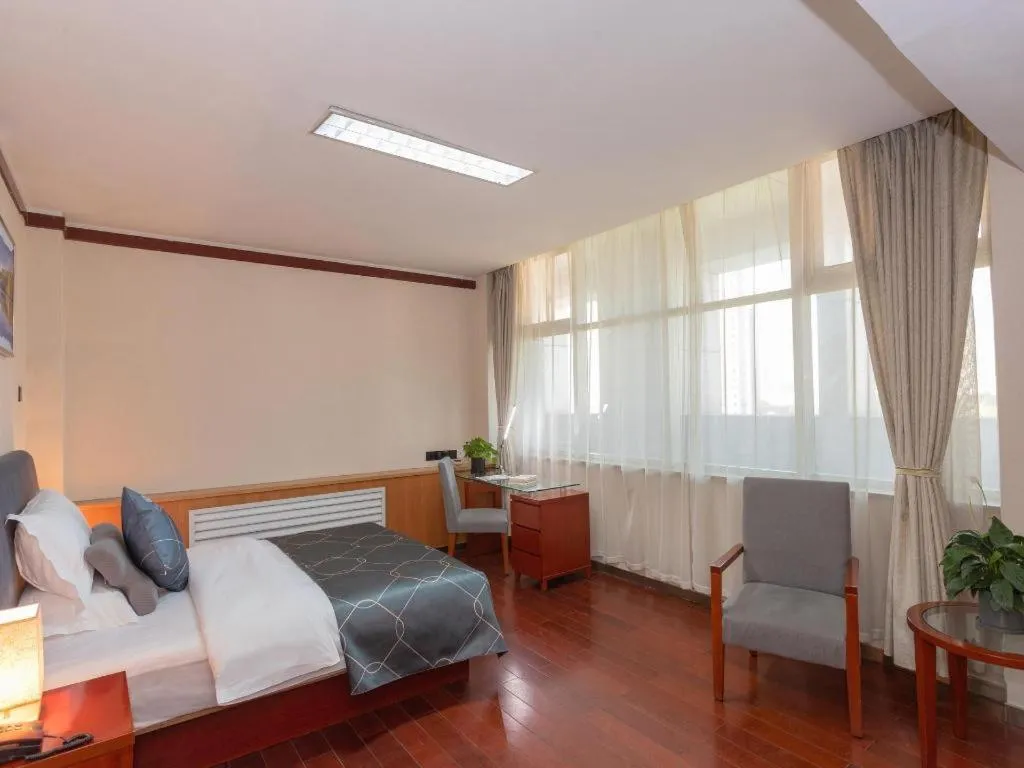 Bed in Chonpines Hotel Jining Quanmin Fitness Plaza