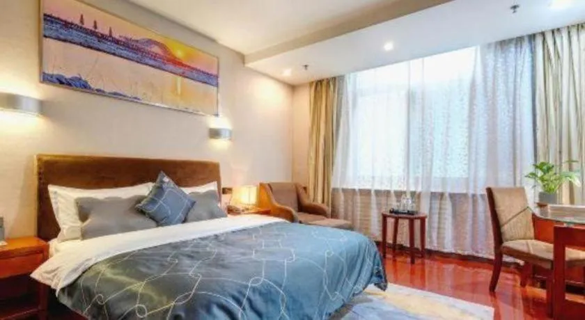 Bed in Chonpines Hotel Jining Quanmin Fitness Plaza