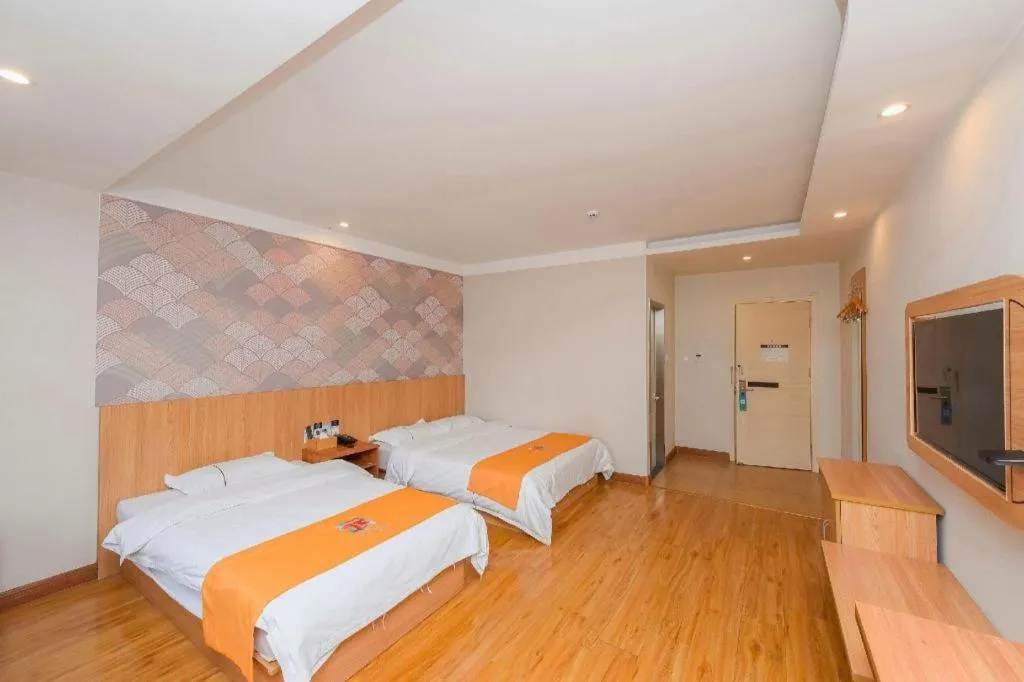 Bed in PAI Hotels Shijiazhuang Railway Station West Square