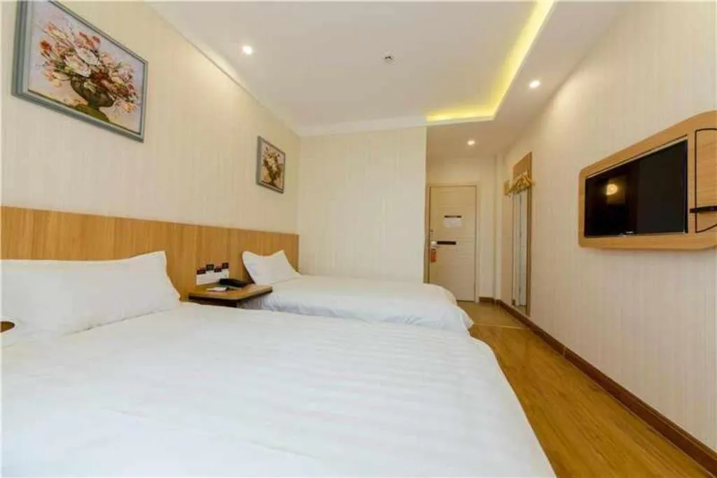 Bed in PAI Hotels Shijiazhuang Railway Station West Square