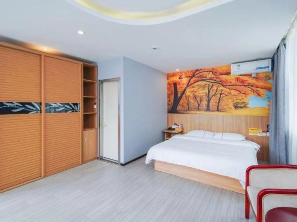 Bed in PAI Hotels Shijiazhuang Railway Station West Square