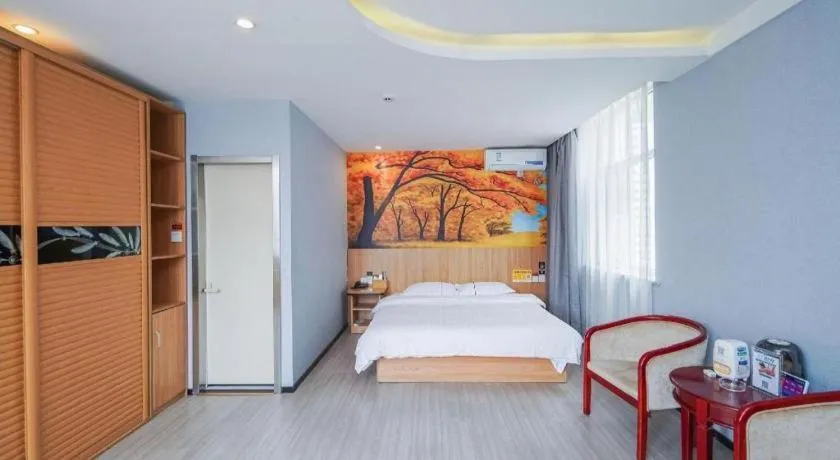 Bed in PAI Hotels Shijiazhuang Railway Station West Square
