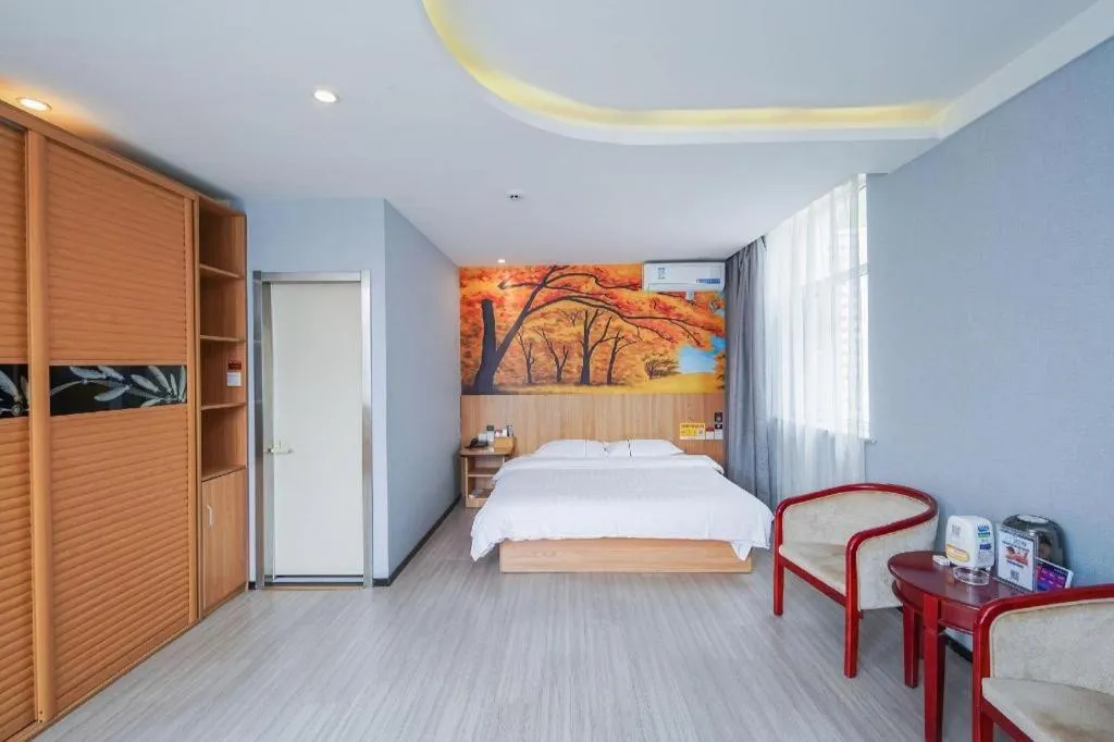 Bed in PAI Hotels Shijiazhuang Railway Station West Square