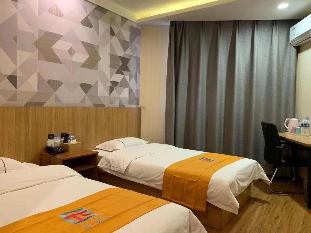 Bed in PAI Hotels Shijiazhuang Railway Station West Square